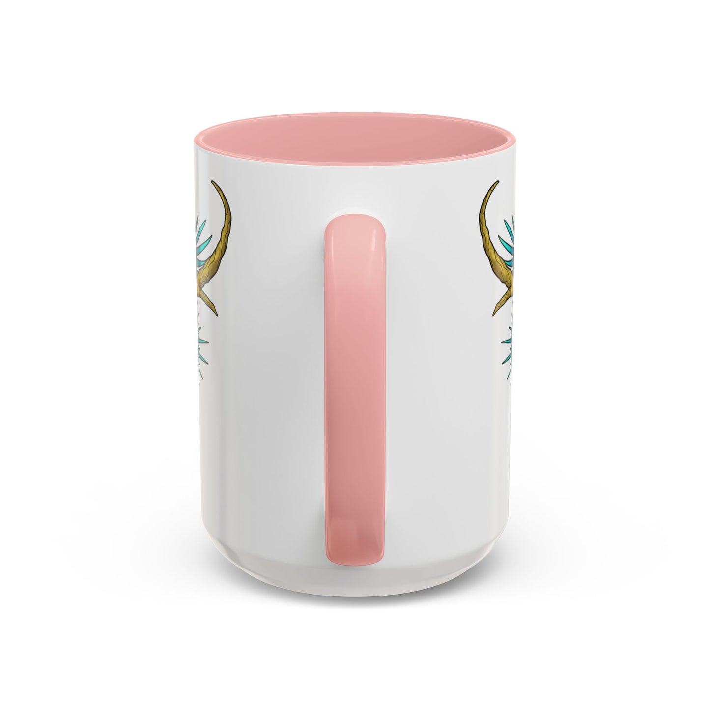 Dragon Crest Accent Coffee Mug — Vibrant Mythical Tea & Coffee Cup