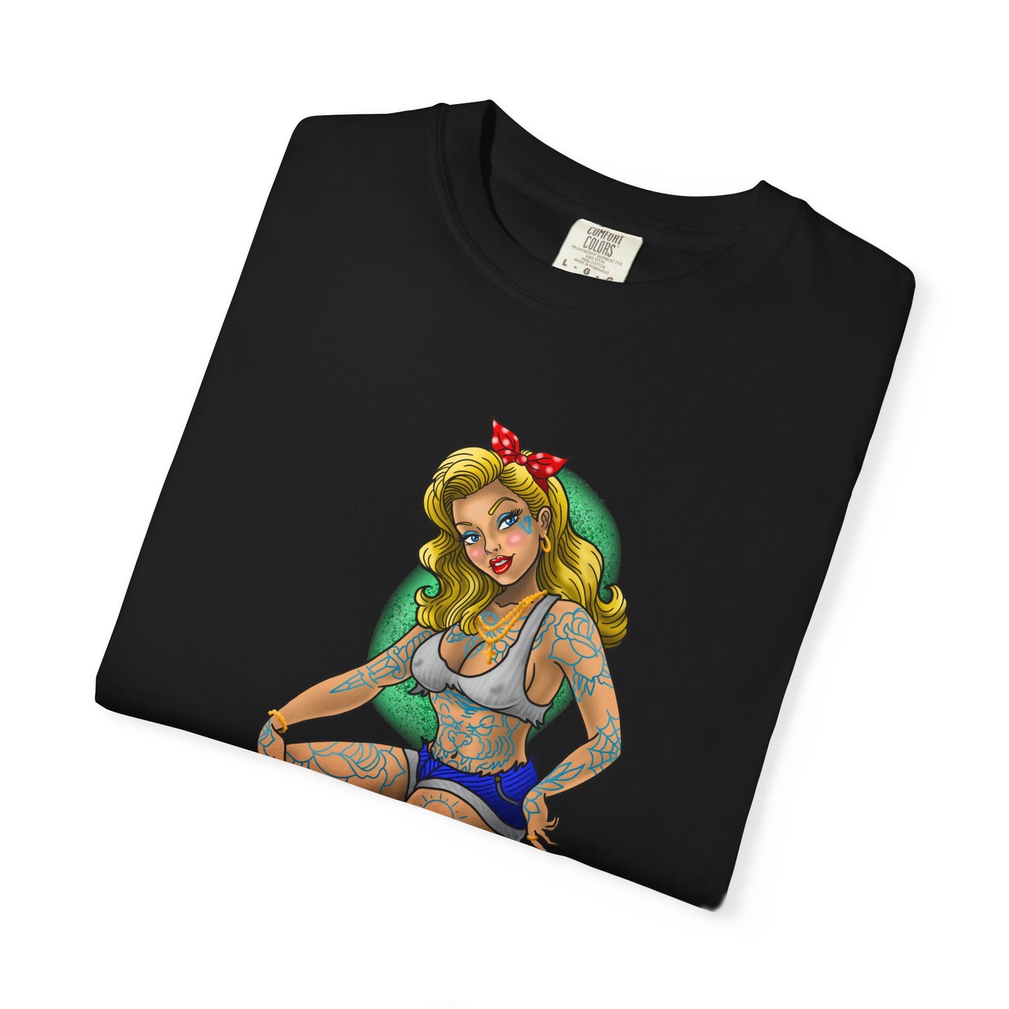 Blonde Tattoo Pinup Girl