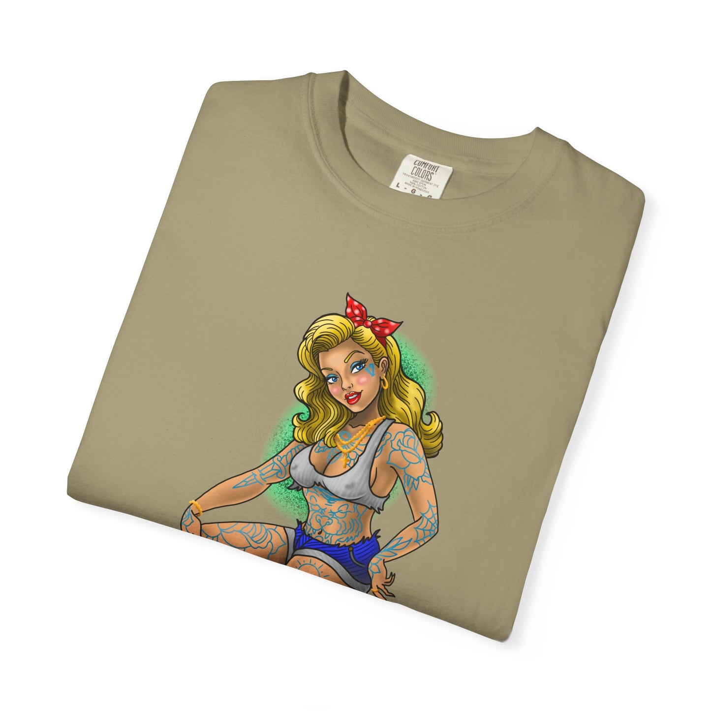 Blonde Tattoo Pinup Girl