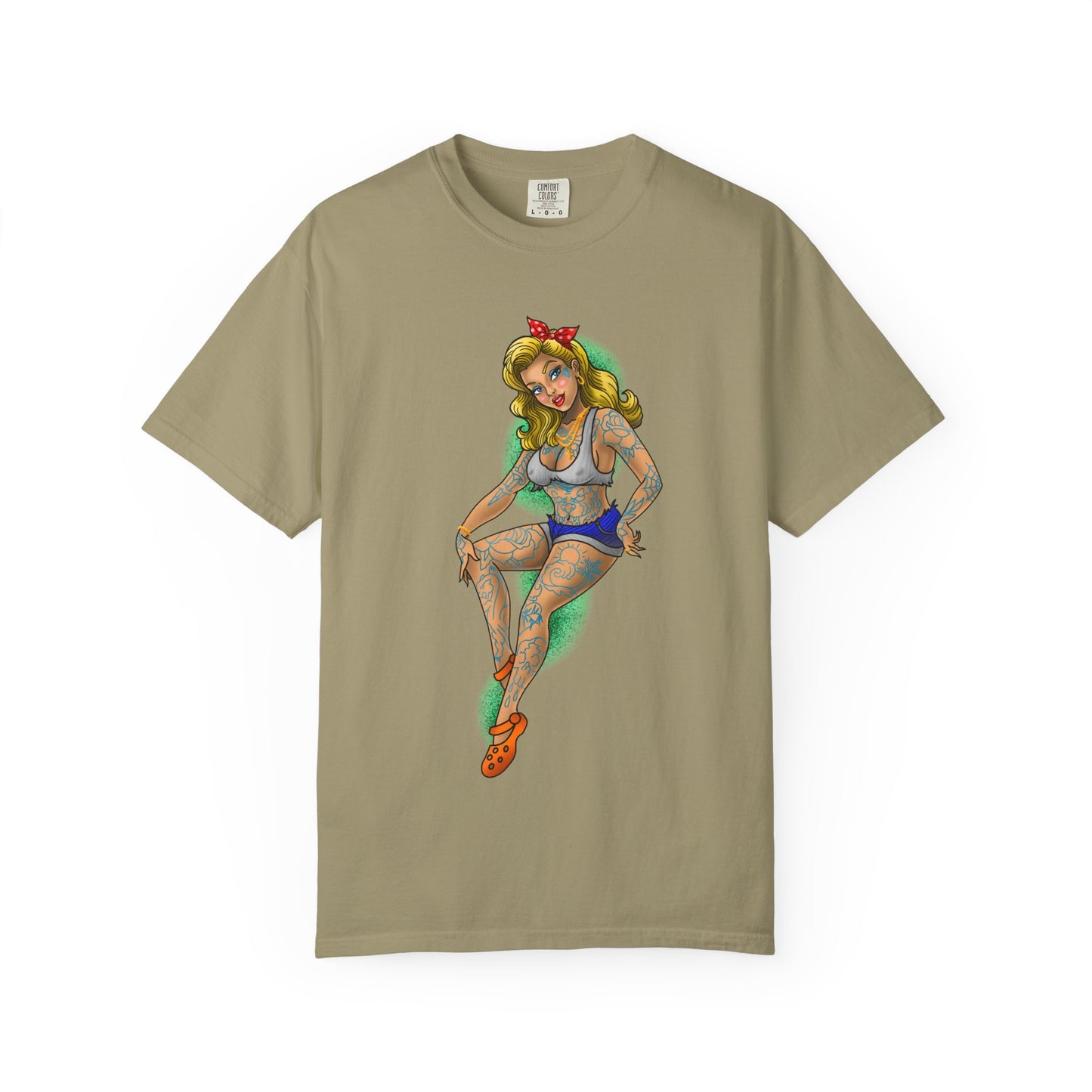 Blonde Tattoo Pinup Girl