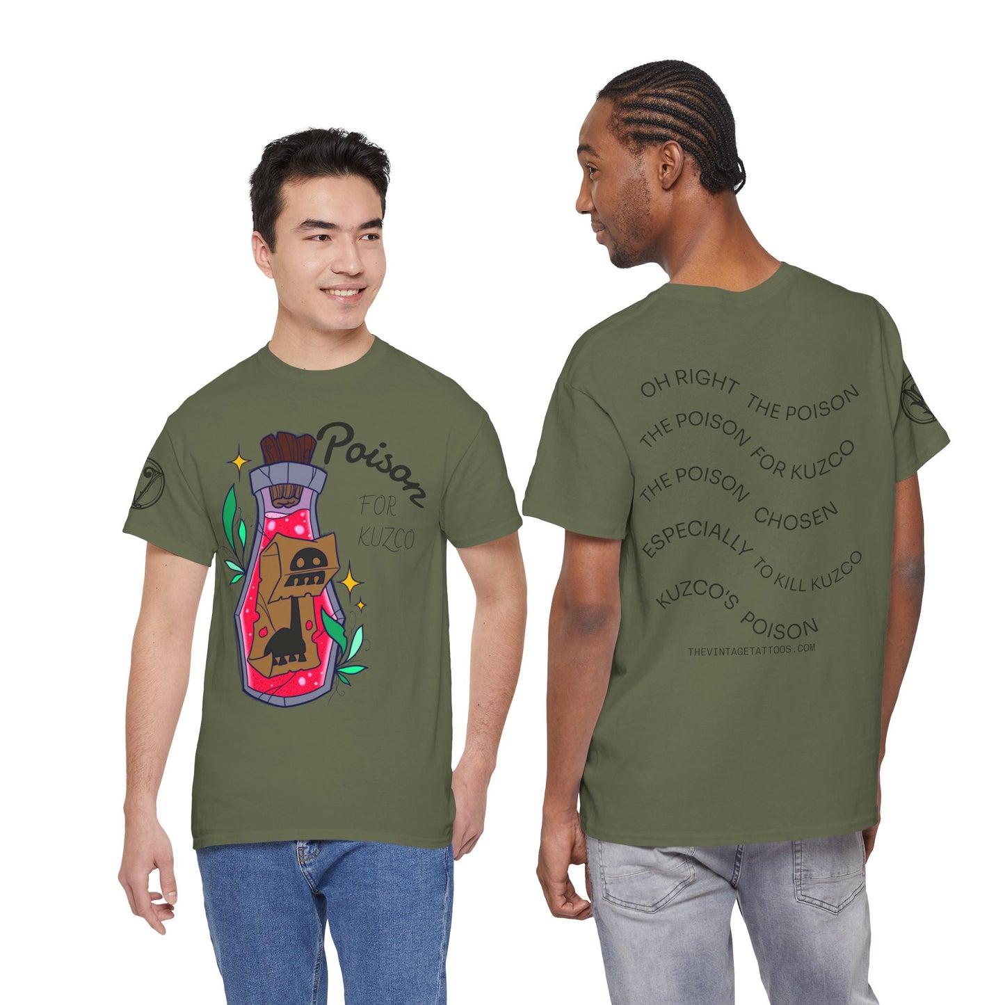 Poison for Kuzco T-Shirt — Fun Animated Potion Graphic Tee