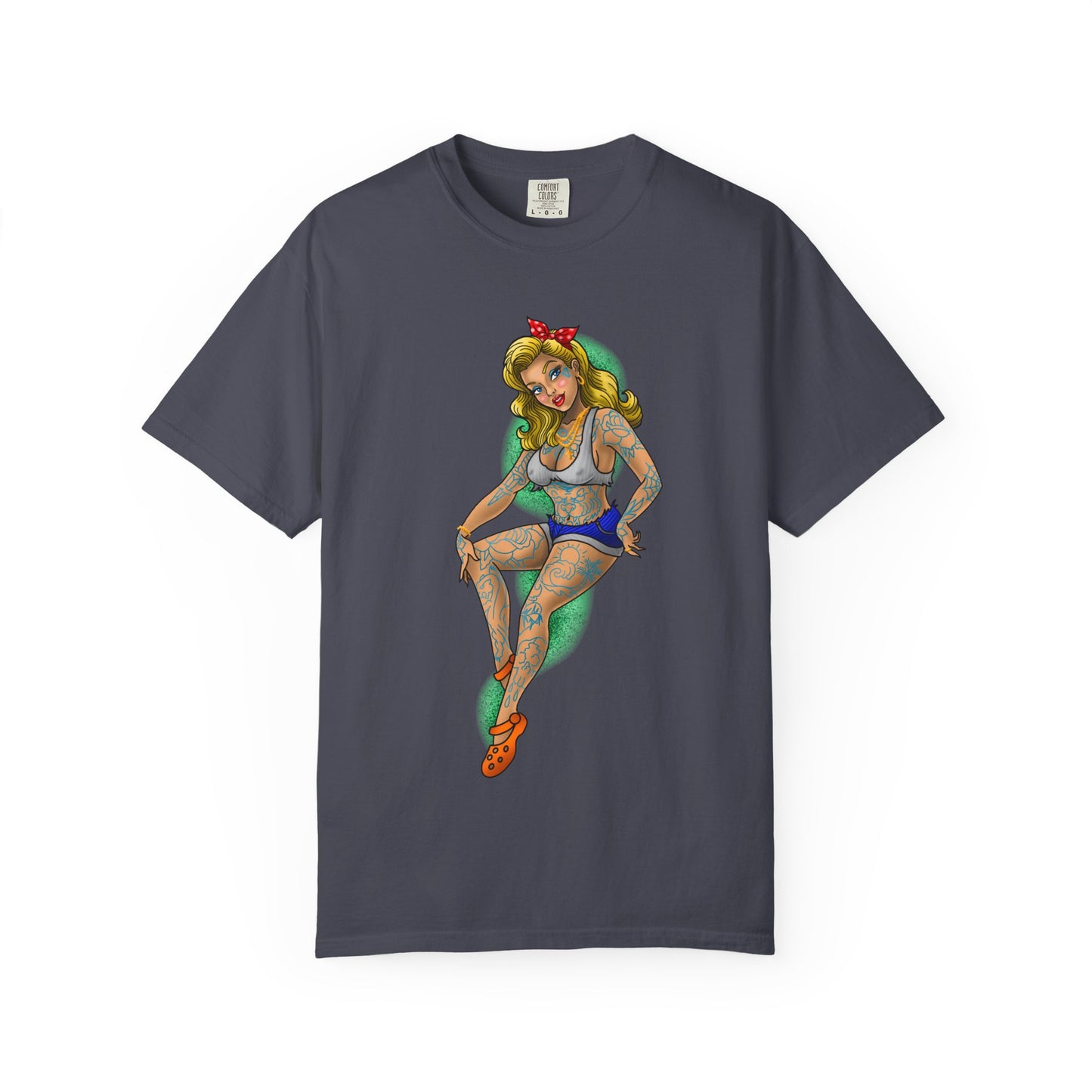 Blonde Tattoo Pinup Girl