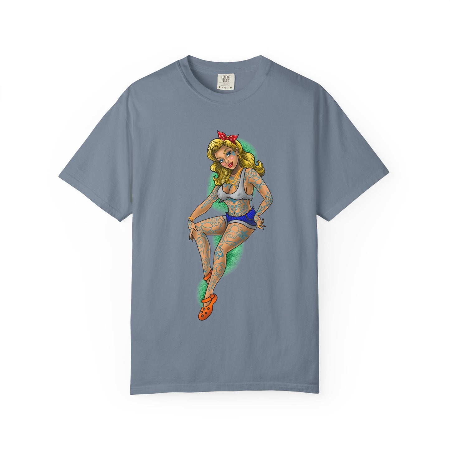 Blonde Tattoo Pinup Girl