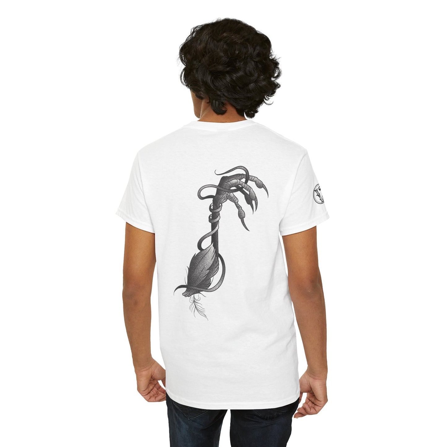 Skull & Vines Graphic Tee — Botanical Skull Art T-Shirt