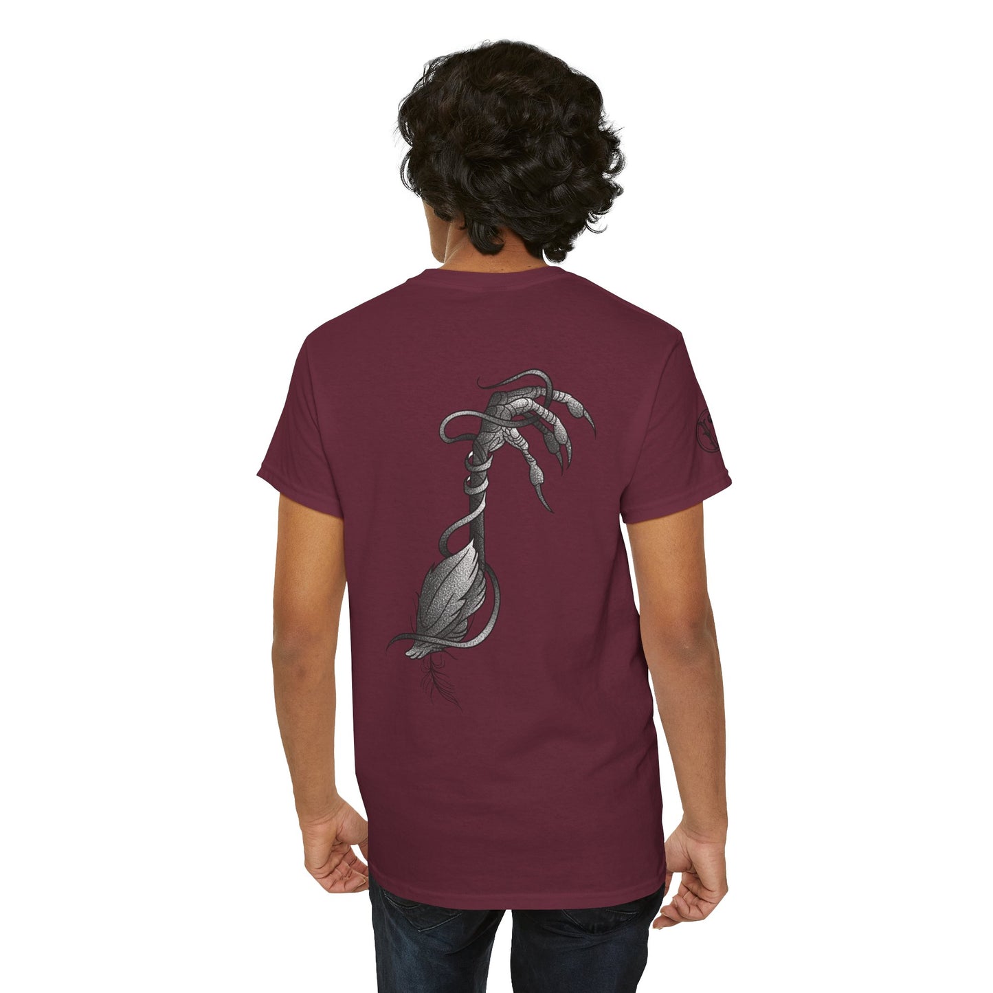 Skull & Vines Graphic Tee — Botanical Skull Art T-Shirt