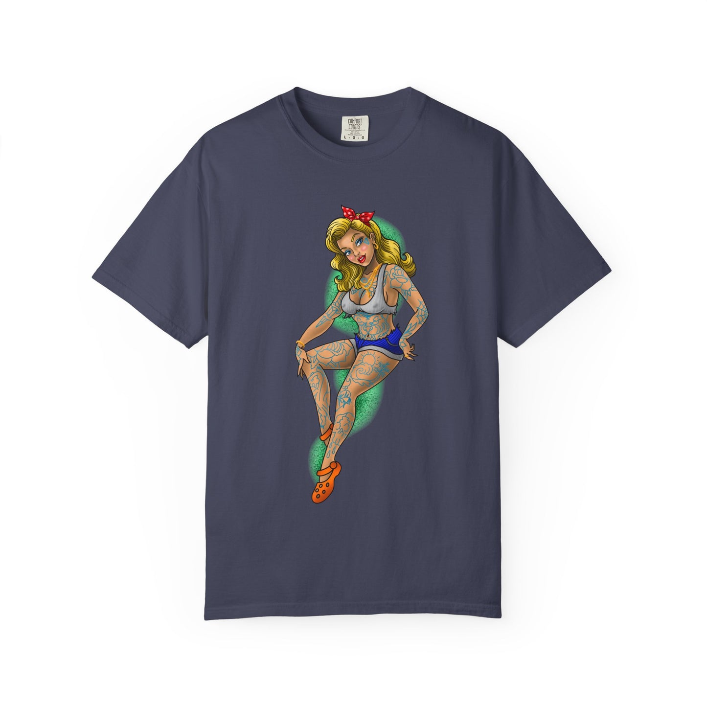 Blonde Tattoo Pinup Girl