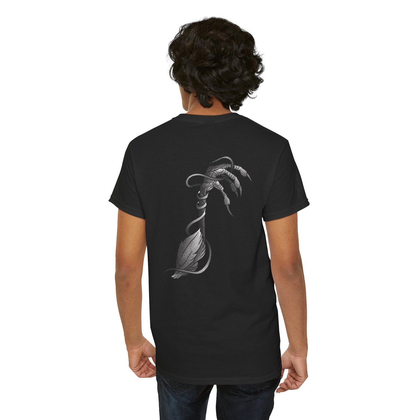Skull & Vines Graphic Tee — Botanical Skull Art T-Shirt