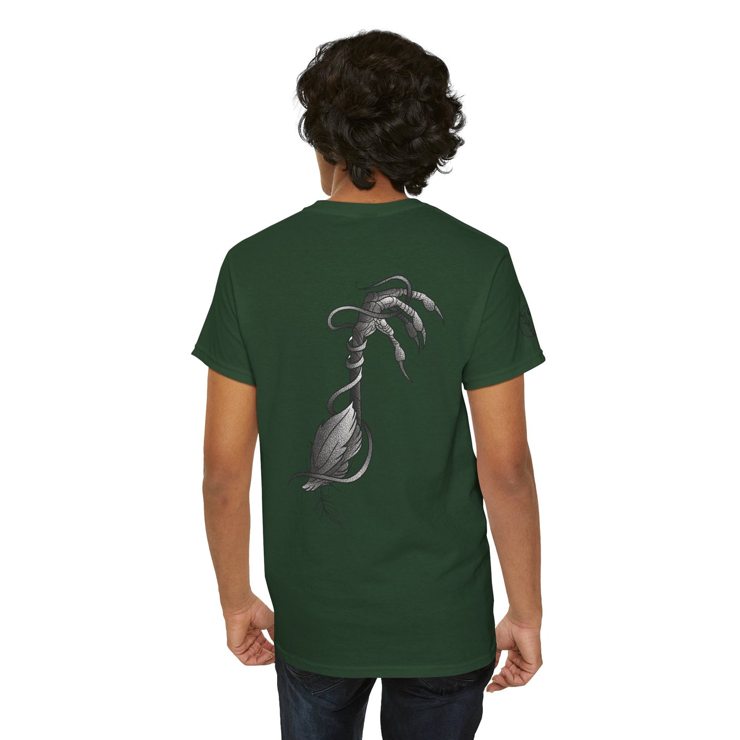 Skull & Vines Graphic Tee — Botanical Skull Art T-Shirt