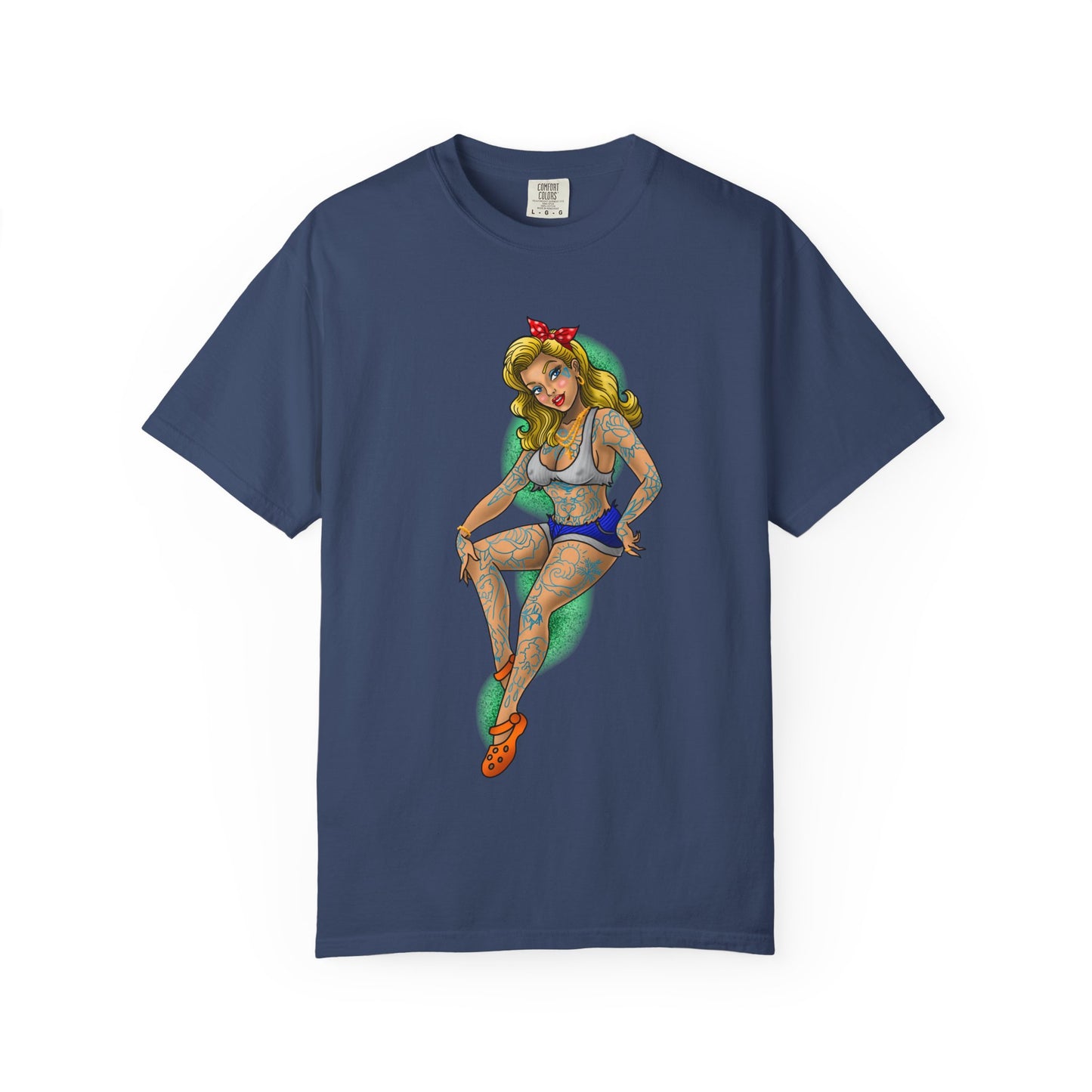 Blonde Tattoo Pinup Girl
