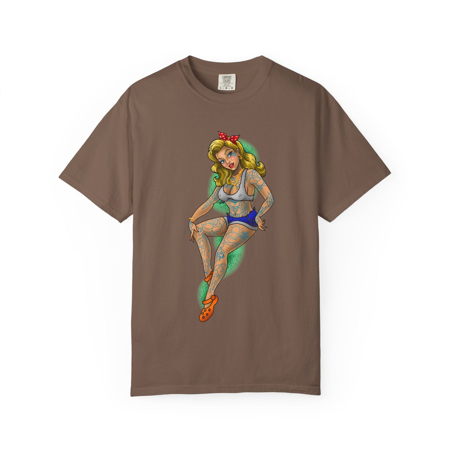 Blonde Tattoo Pinup Girl