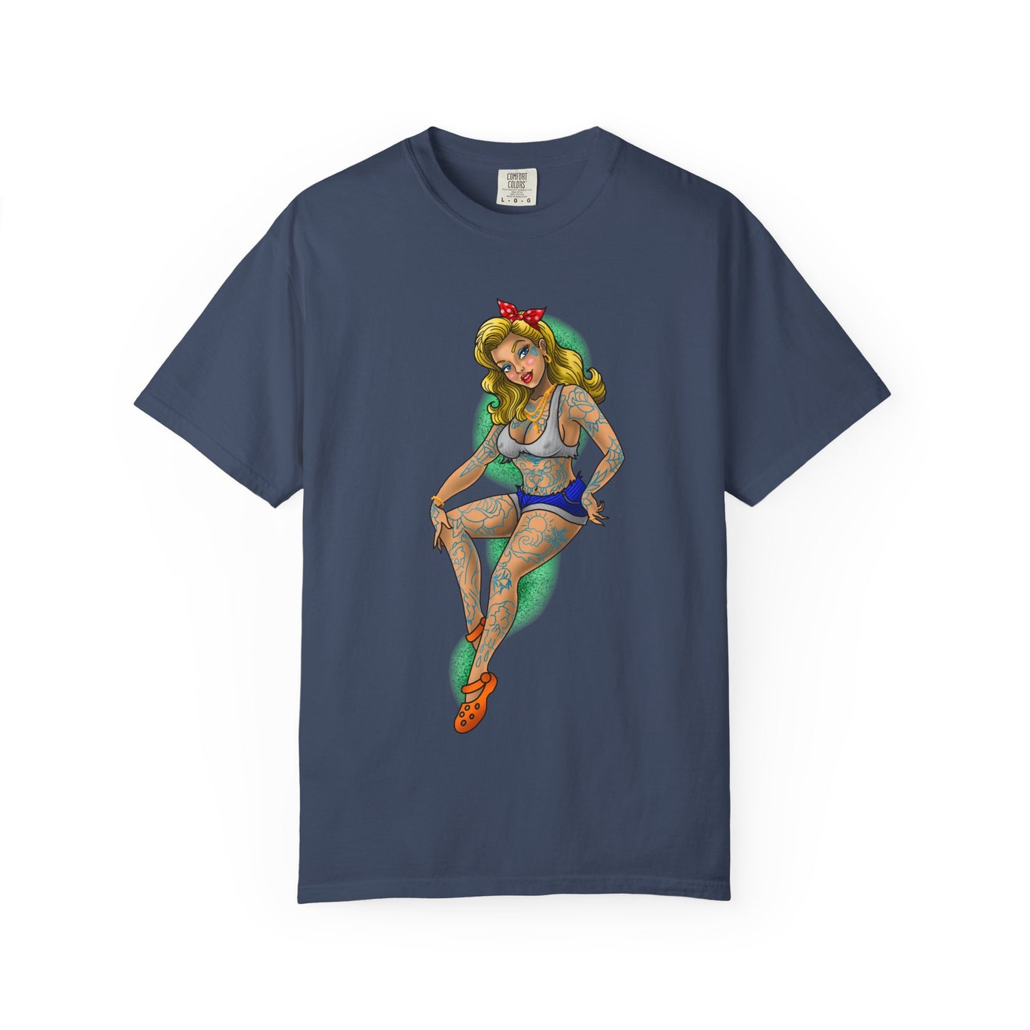 Blonde Tattoo Pinup Girl