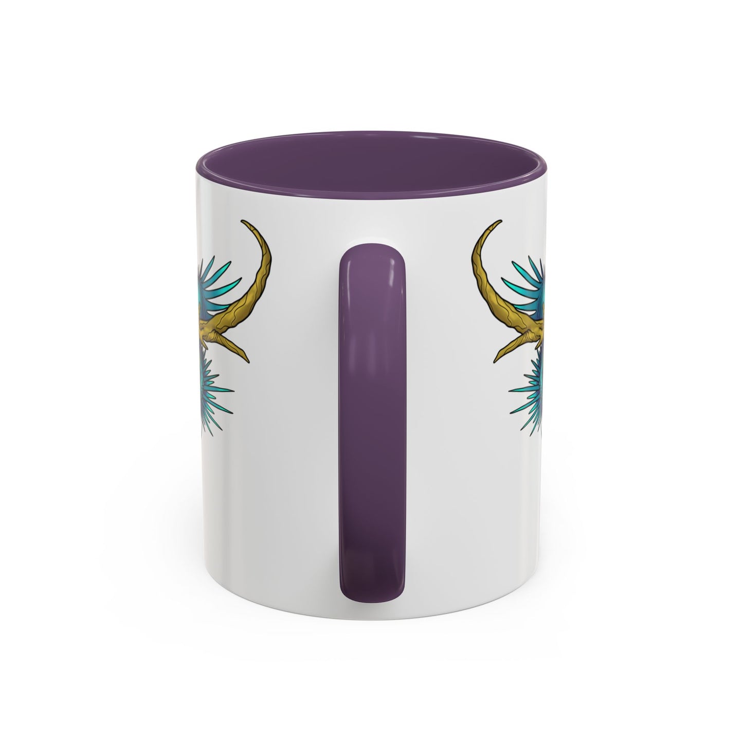 Dragon Crest Accent Coffee Mug — Vibrant Mythical Tea & Coffee Cup