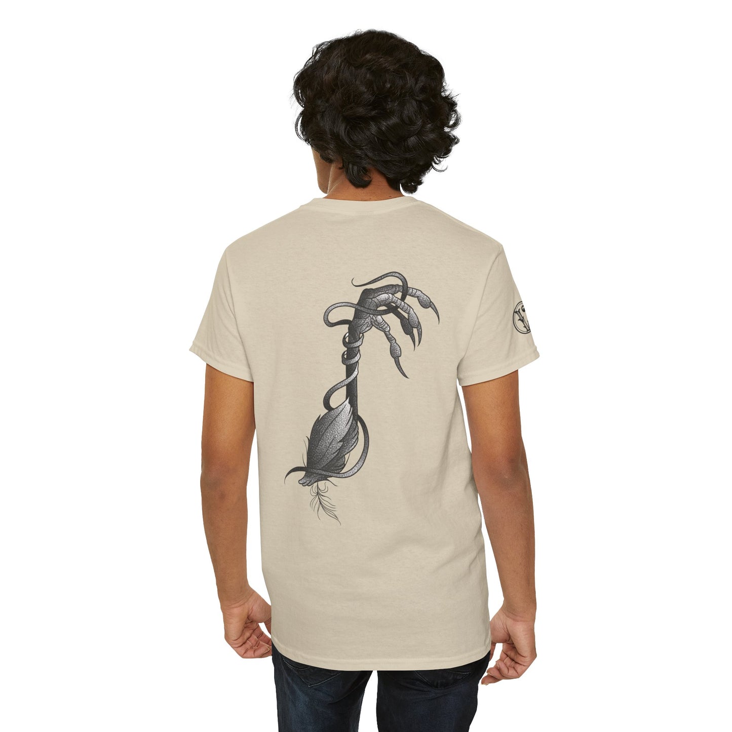 Skull & Vines Graphic Tee — Botanical Skull Art T-Shirt
