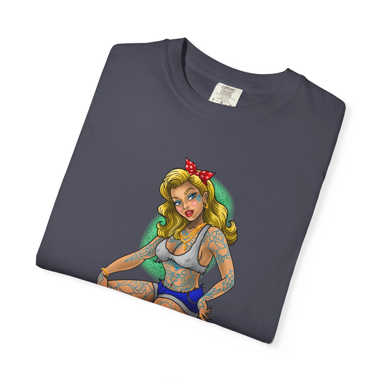 Blonde Tattoo Pinup Girl