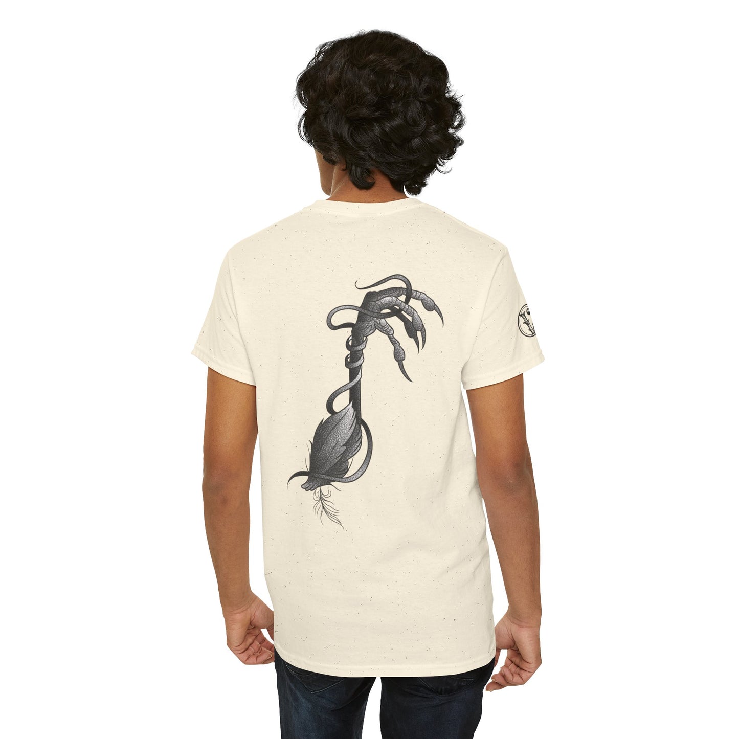 Skull & Vines Graphic Tee — Botanical Skull Art T-Shirt